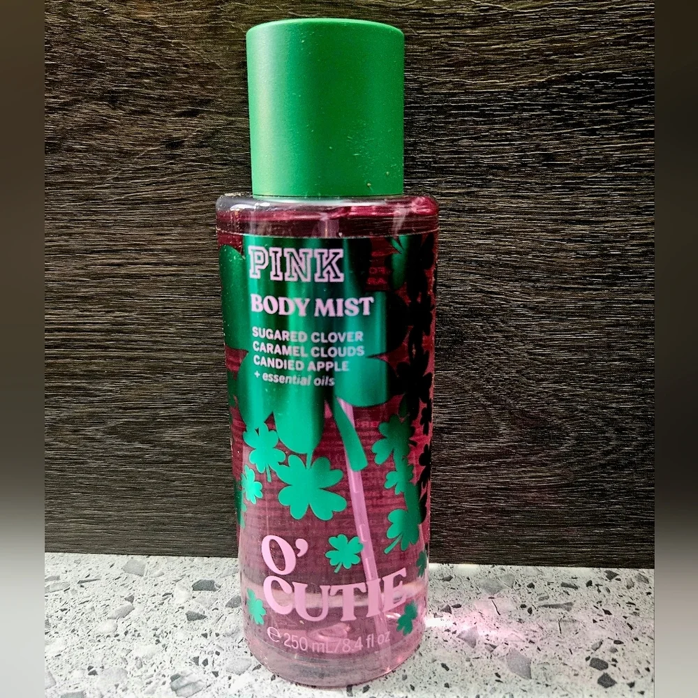 PINK O'Cutie ST. PATTY'S DAY limited edition Body Mist FFM NEW 8.4 oz